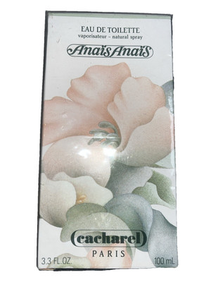 Anais Anais Eau De Toilette Cacharel Paris Sealed Vintage 3.3 Oz Natural Spray
