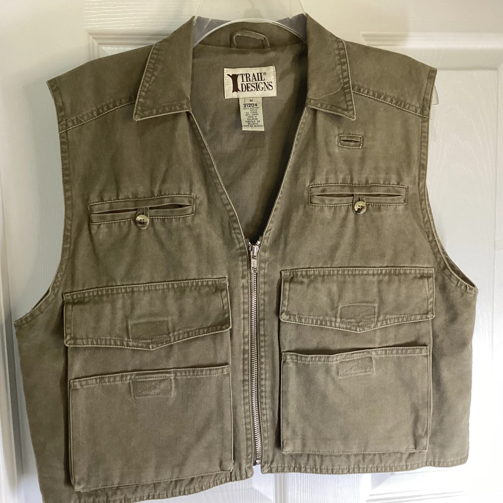 Trail Designs Vest Mens M Hunting Fishing Tactical Outdoor Hike Tech Photography