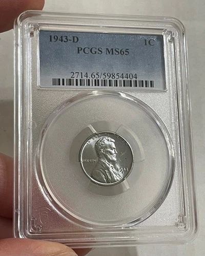 U.S. - 1943-D Steel Lincoln Cent (PCGS MS 65)