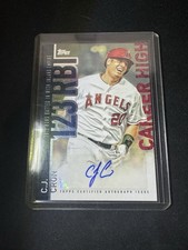 2015 Topps #CH-CC C.J. Cron Career High 123 RBI Autographs Auto (Series One)