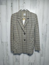 Cabi Womens Business Classic Pastime Plaid Blazer Jacket Size 4 NWT
