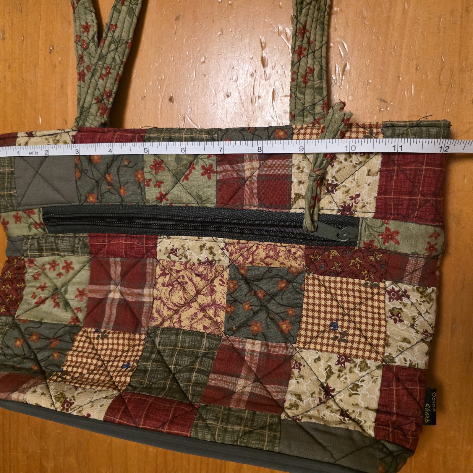 Donna Sharp Quilted Patchwork Shoulder Bag Purse … - image 11