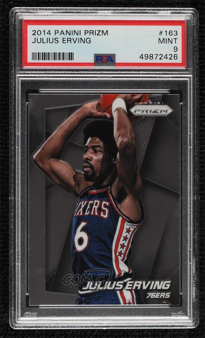 2014-15 Panini Prizm Julius Erving #163 PSA 9 MINT HOF 0w9f