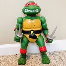 Playmates TMNT 1989 Original 13 Raphael Complete with Belt and Pair of Sais