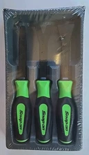 Snap On Tools 3pcs Trim PRY Tool Set Non -marring Instinct Handle PKSGT300GR NEW