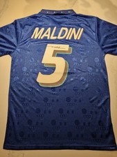 Maglia Home Mondiali Italia 1994 firmata PAOLO MALDINI certificata ACG
