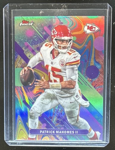 2025 Topps Finest Patrick Mahomes II Oil Spill Refractor #58 Chiefs