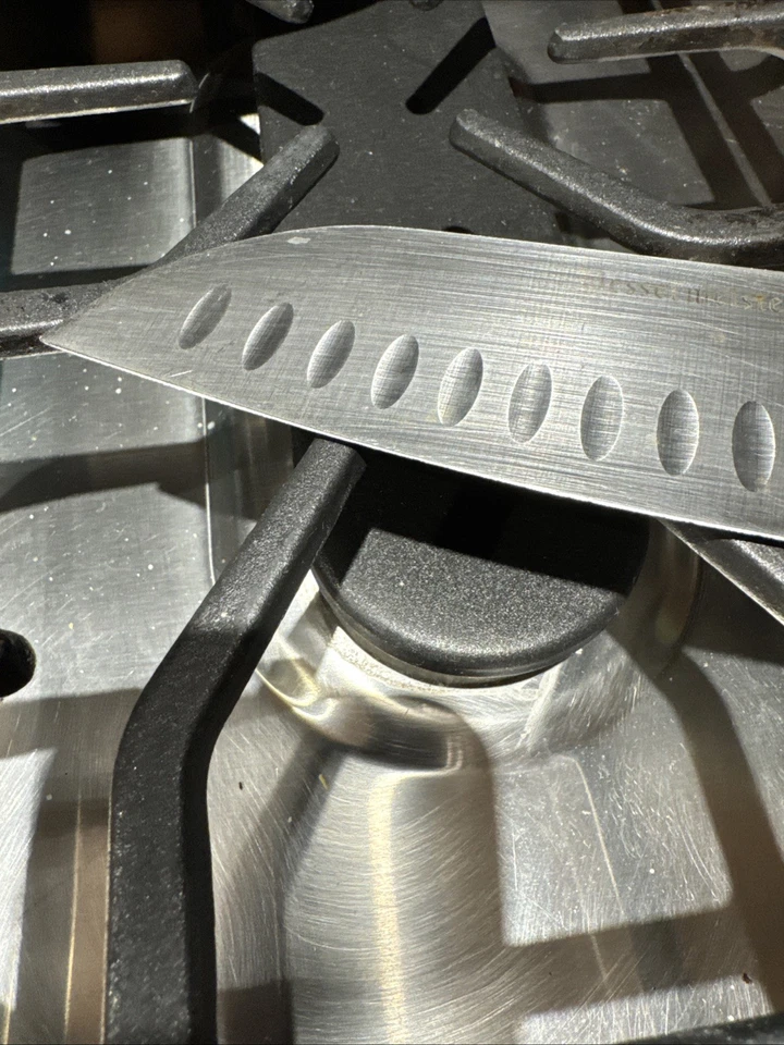 Hoja Messermeister Santoku 7" Hecha en Alemania Cuatro Estaciones Foto 4 de 4