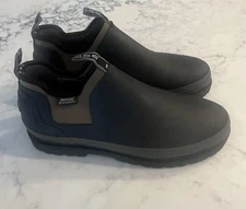 Bogs Tillamook Bay Men's Work Boots Black Men’s Size 13 Waterproof  