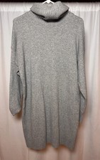 Gap Midi Gray Turtleneck Sweater Dress Medium Tall Women’s