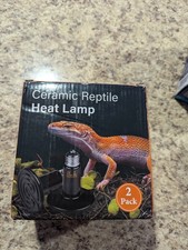 3 Ceramic Heat Emitter, 100W/150W Reptile Heat Lamp Bulbs No Light Emitting