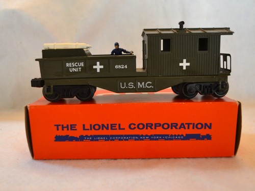 Caboose médico Lionel de posguerra 6824 USMC y caja única | Zustand: Used