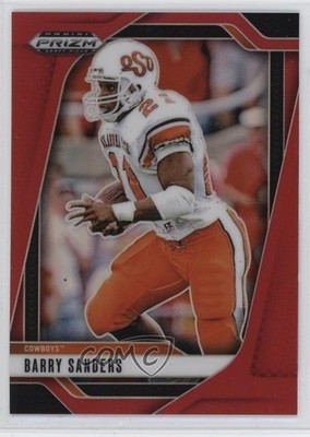 2025 Panini Prizm Draft Picks Red Prizm 65/399 Barry Sanders #188 HOF 15sx