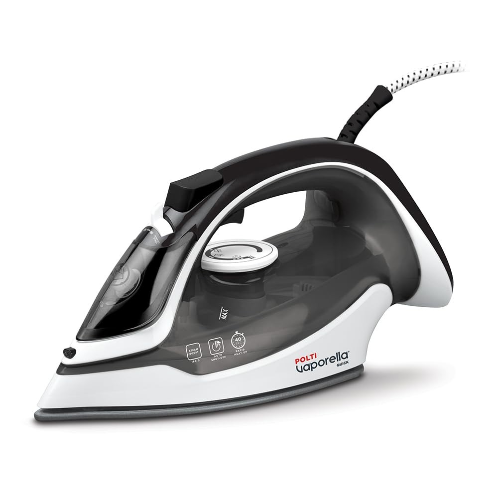 Polti Vaporella Quick Q080, Ferro da Stiro a Vapore con Piastra con (E5a)