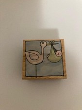 Hero Arts - Special Delivery - Stork Baby - 3804 - Medium Size - Cute Stamp
