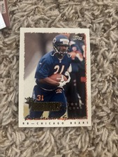 RASHAAN SALAAM BEARS 1995 TOPPS DRAFT PICK ROOKIE CARD #233. rookie card picture