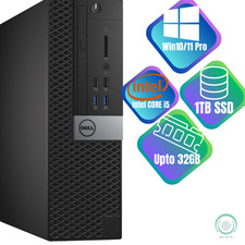 Dell OptiPlex i5 Computer  Up to 32GB RAM  1TB SSD  Windows 10/11 Pro  WiFi