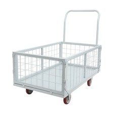 Heavy Duty Platform Truck Cart Multi-Purpose Push Cart 998kg/2200 lbs 4-in-1