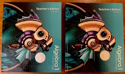 Algebra Published By Pearson - Teacher Edition Volumes One And Two