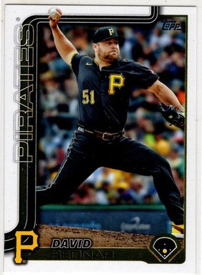 2025 Topps Series Two Baseball David Bednar No. 381 Pittsburgh Pirates
