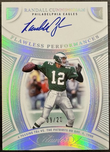 Randall Cunningham 2025 Panini Flawless Auto /20