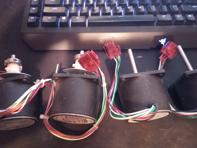 4 NEMA 23 stepper motors API 23D-6137H optical sensor RAPIDSYN cnc automation