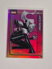 IRON CAT #127 Pink Refractor 152/250 2026 Topps Chrome Marvel