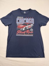 NASCAR Chicago Street Race Weekend 2023 ’47 Brand T Shirt Navy Large Race Car