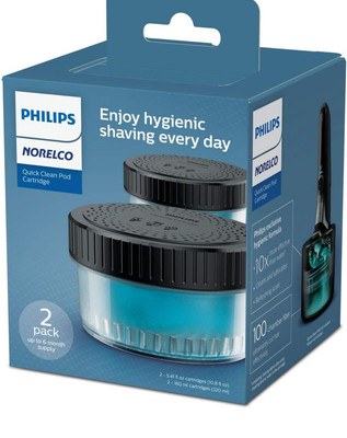 Philips Norelco 2pk Quick Clean Replacement Pods - CC12/52