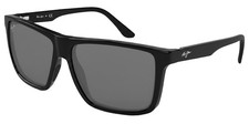Maui Jim Mamalu Bay Men's Polarized Black Square Sunglasses 610 02 Made In Italy