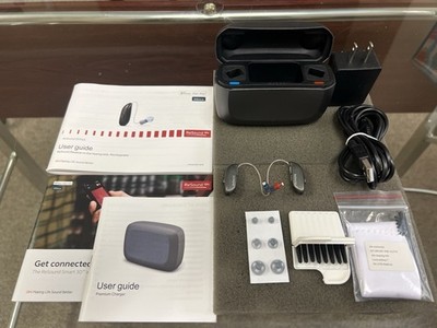 ReSound Omnia 9 RIC R  (RU960-DRWC)- pair  - FREE PROGRAMMING - iPhone Bluetooth