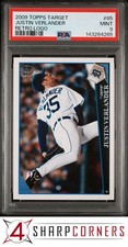 2009 TOPPS TARGET RETRO LOGO #85 JUSTIN VERLANDER POP 1 PSA 9