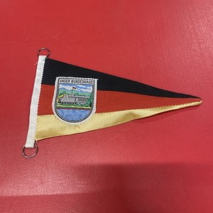 Vintage German Bonn Bundeshaus Souvenir Pennant Flag – West Germany. 1950/60
