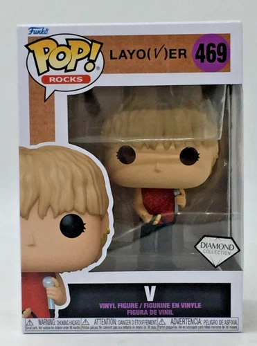 Funko Pop! Rocks BTS Layover V #469 Diamond Glitter  with Pop Protector