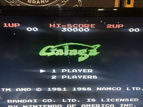 Galaga Demons of Death Nintendo NES Game Working Pic PCB See Description