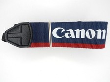 Canon EOS Vintage Blue / Red / White 1 1/2" Camera Neck Strap For SLR / DSLR