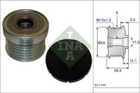 1X INA 535 0183 10 Generatorfreilauf FüR BMW Lotus