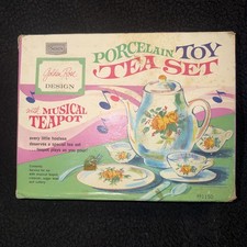 Vintage 1960s Sears Porcelain Toy Tea Set