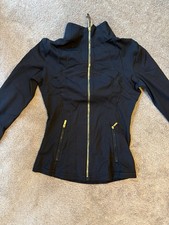 Lululemon Women's Full Zip Define Jacket Black/Gold Zipper, Size 6 