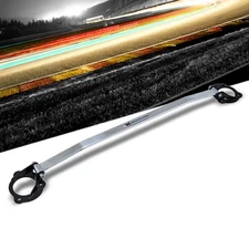Megan Front Upper Race Spec Polish Strut Bar Tower Brace For 01-05 Honda Civic