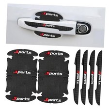 8PCS Car Door Handle Protector, Sports Car Door Cup Scratch Protector Handle