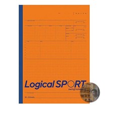 Nakabayashi Logical Sports Notebook B5 Orange Training Journal No-B590AOR New