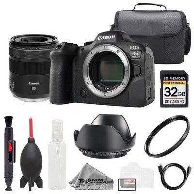 Canon EOS R6 II + RF 85mm f/2 Macro IS STM Lens +32GB +Bag+ UV Filter- Basic Kit