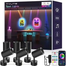 RGB Color Changing Spotlights - 16 Million Colors, App Remote Control, Dimm...