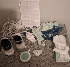 Owlet Dream Duo 2 Smart Baby Monitor Dream Socks 2 HD Wifi Cameras Wire Cover
