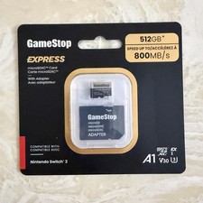 GameStop 512GB Express Micro SD Card for Nintendo Switch 2 - BRAND NEW
