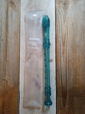 Yamaha YRS-20B Soprano Recorder With Case Teal Blue