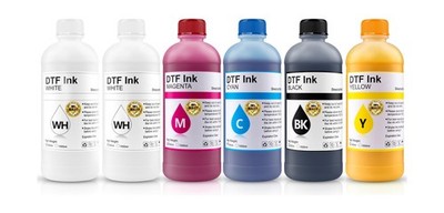 DTF Ink 500ml Combo Pack Compatible for printheads Installed DTF Printers L18...
