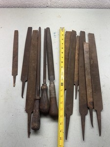 Metal File Tool Metalwork Machinist Flat Rat Tail Wood Handle Heavy NICHOLSON +