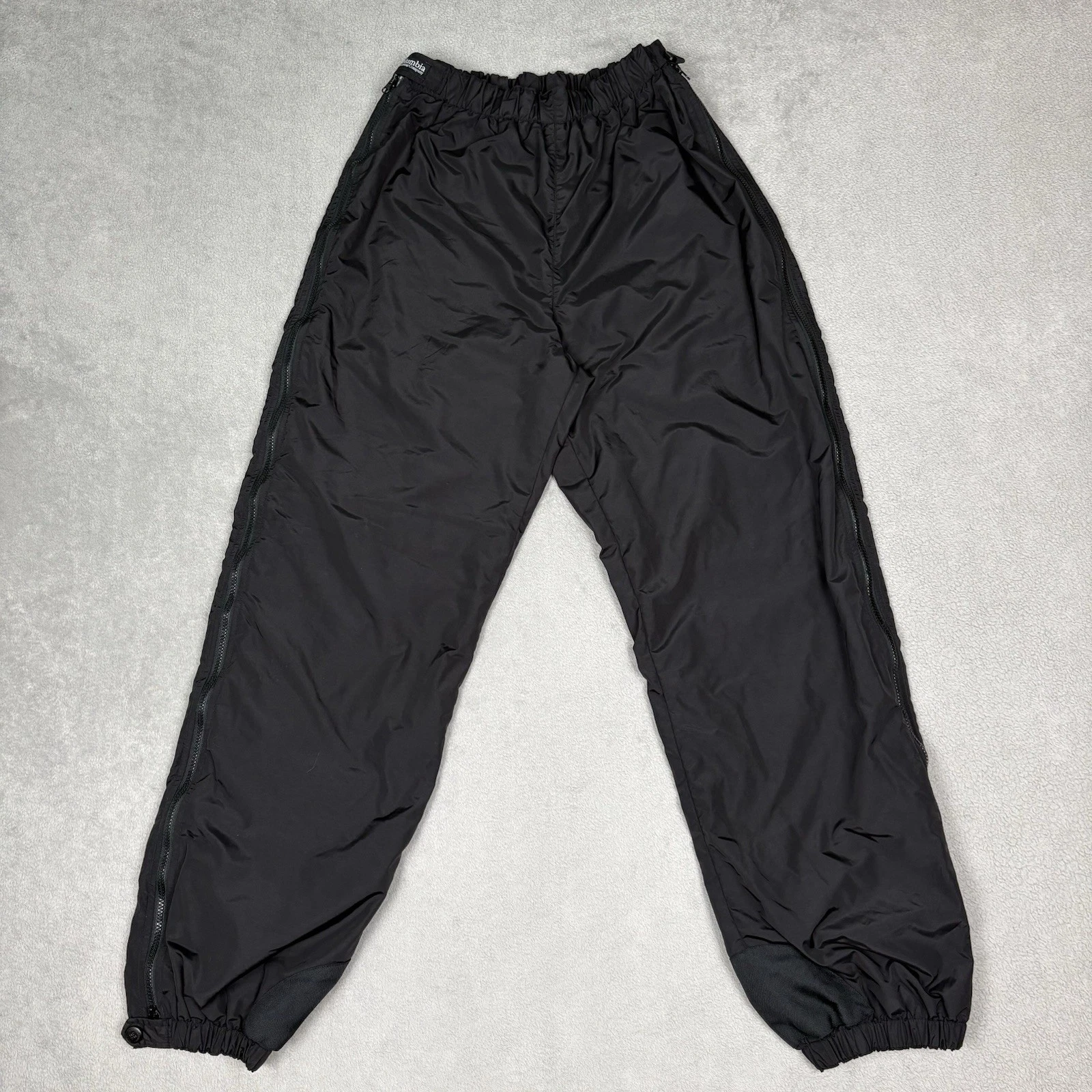 Columbia Snow Pants Mens Large Tall LT Black Lined Waterproof Insulated Ski Omni